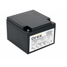 Orex 12V 30Ah (20Hr) Vrla Deep Cycle AGM Kuru Akü (175x166x125mm)